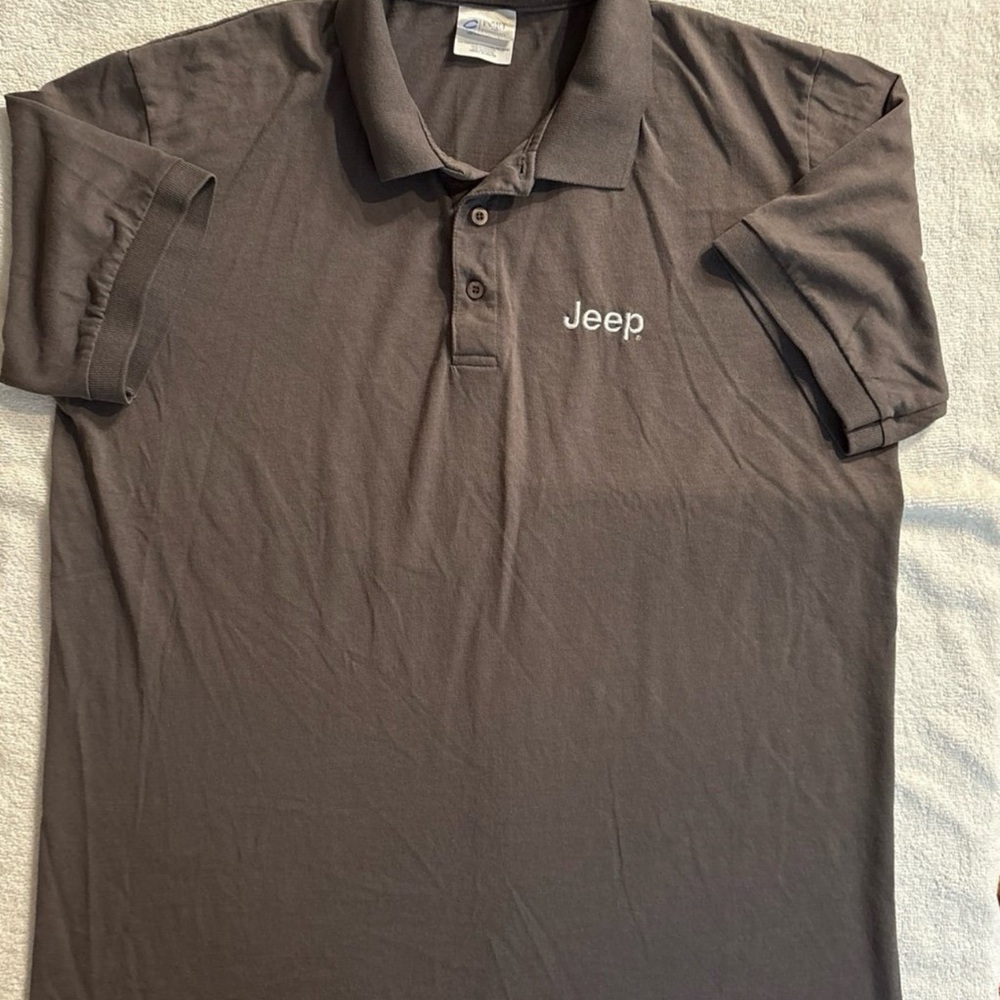 Jeep Men's Charcoal Polo Shirt